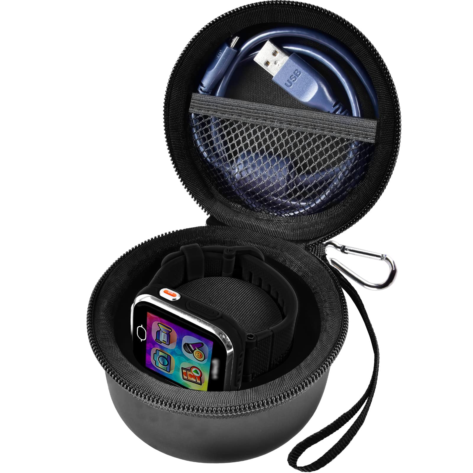 Peacoco Case Compatible with Vtech KidiZoom Smartwatch DX2, DX3, for Little Tikes Tobi/for Watch 2/ for Gizmo Watch, Kid Watches Carry Box for VTech Kidizoom Smartwatch DX and Accessories (Bag Only) Peacoco Case Compatible with Vtech KidiZoom Smartwatch DX2, DX3, for Little Tikes Tobi/for Watch 2/ for Gizmo Watch, Kid Watches Carry Box for VTech Kidizoom Smartwatch DX and Accessories (Bag Only)